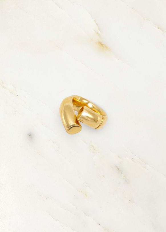 Tabayer fine jewelry 18k yellow gold Large Oera Ring