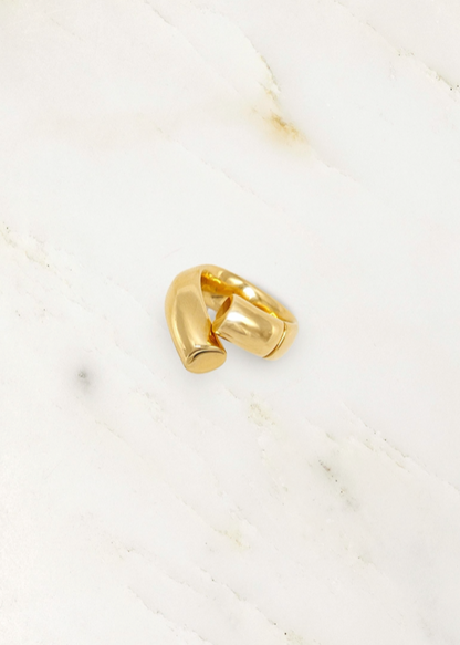 Tabayer fine jewelry 18k yellow gold Large Oera Ring