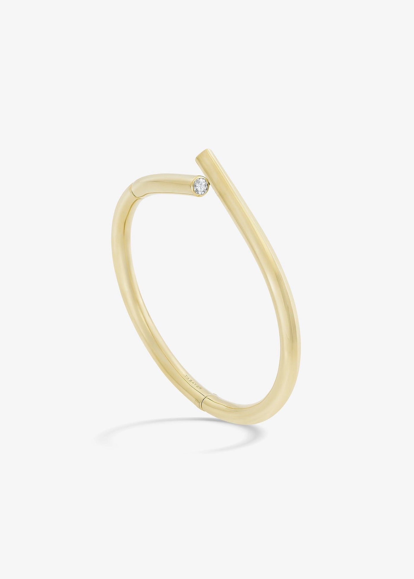 Tabayer fine jewelry 18k yellow gold Oera Bracelet with Diamond