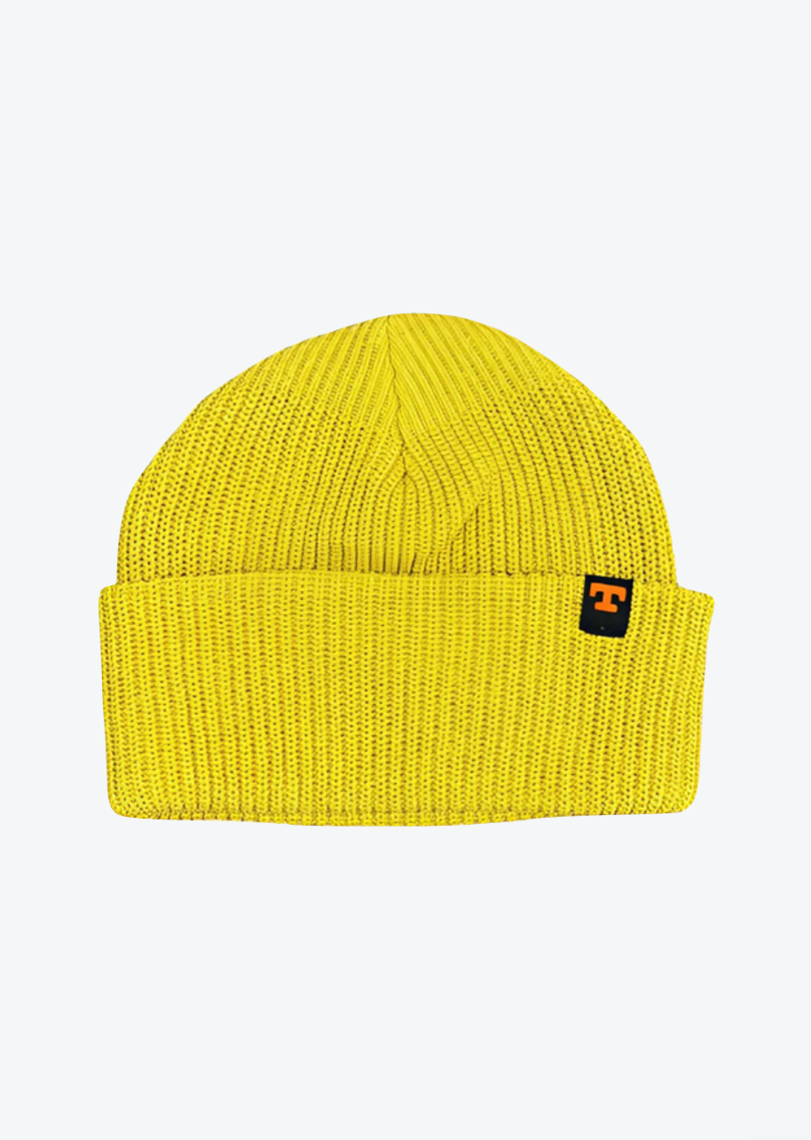 Tellason Watch Cap Cotton Beanie Yellow