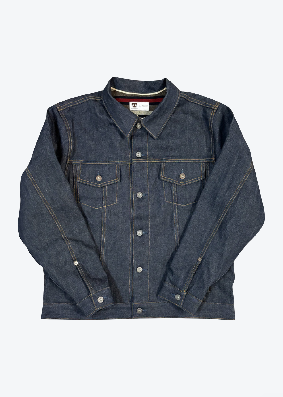 Tellason mens Blanket Lined Jean Jacket