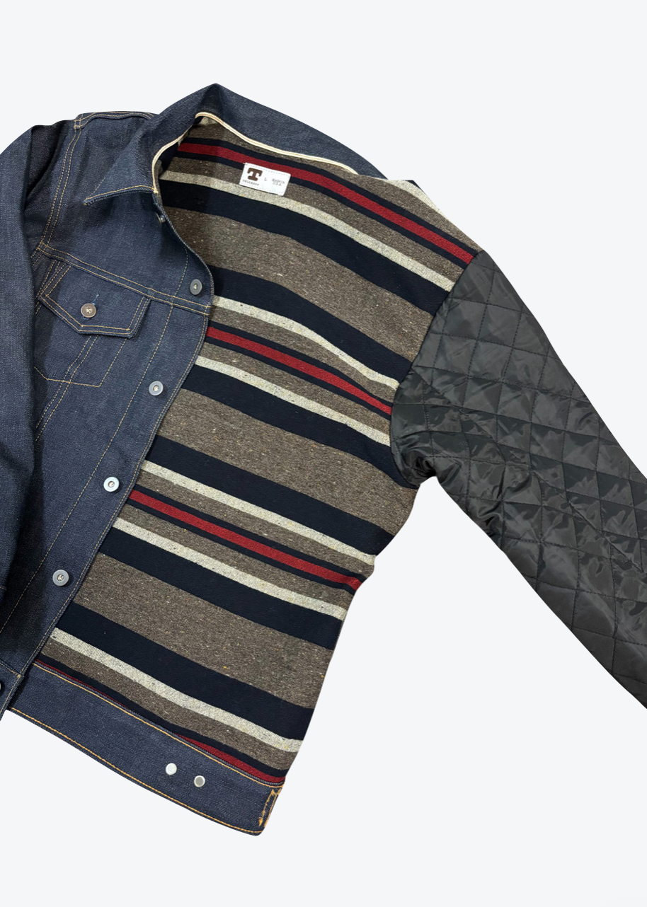 Tellason mens Blanket Lined Jean Jacket