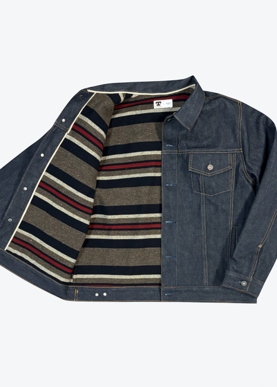 Tellason mens Blanket Lined Jean Jacket