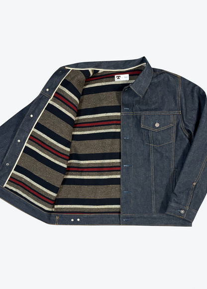 Tellason mens Blanket Lined Jean Jacket