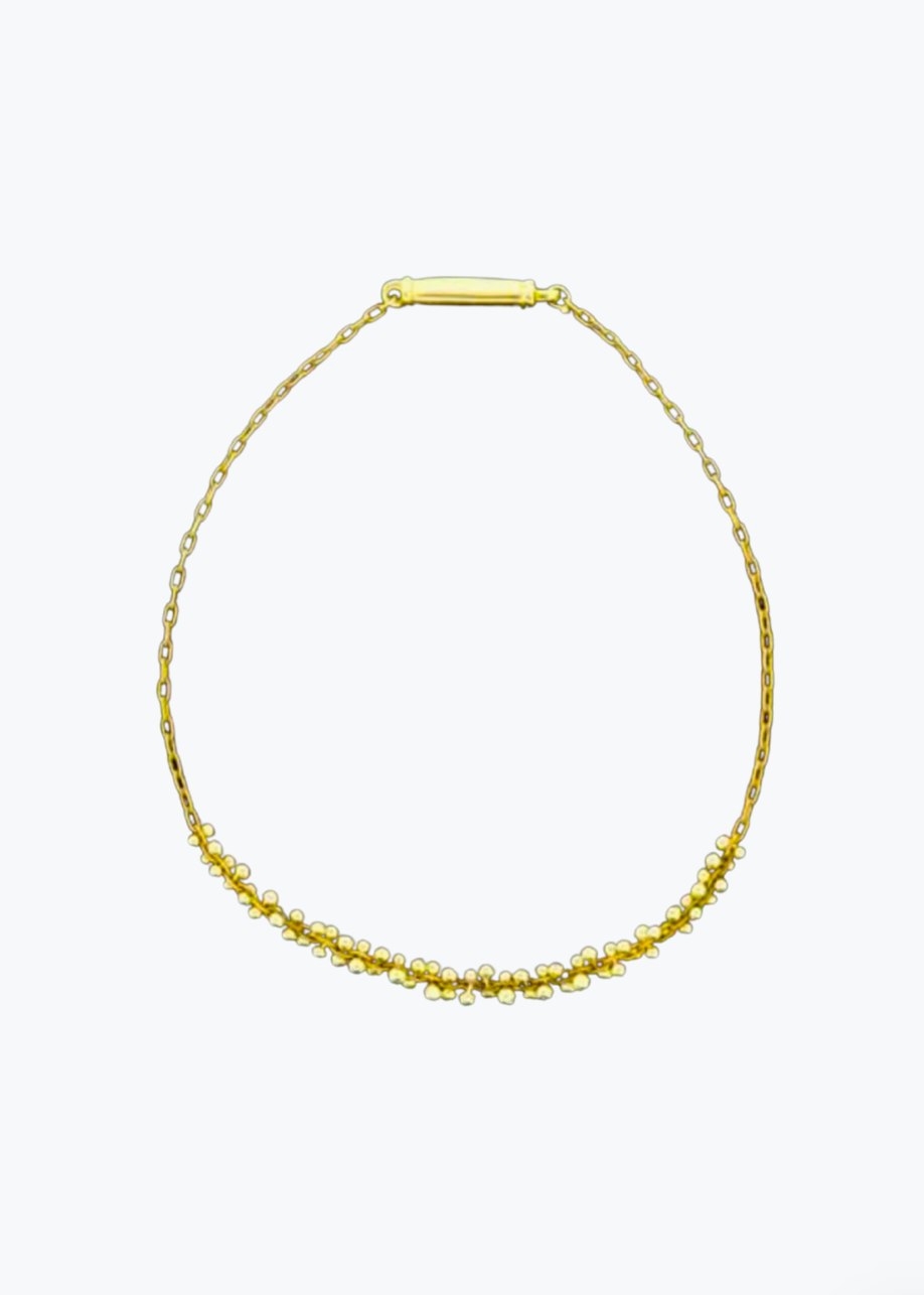 Ten Thousand Things fine jewely 18k yellow gold Beaded Center Cluster Bracelet