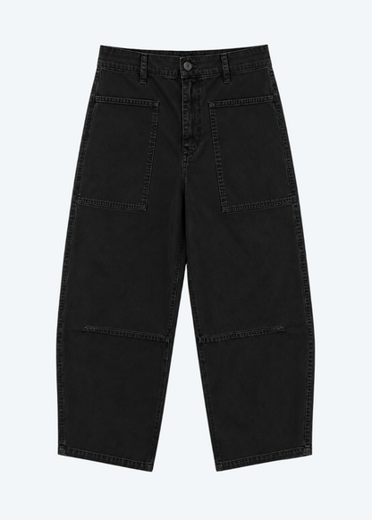 Velvet Brylie Sanded Twill Pant in Vintage Black