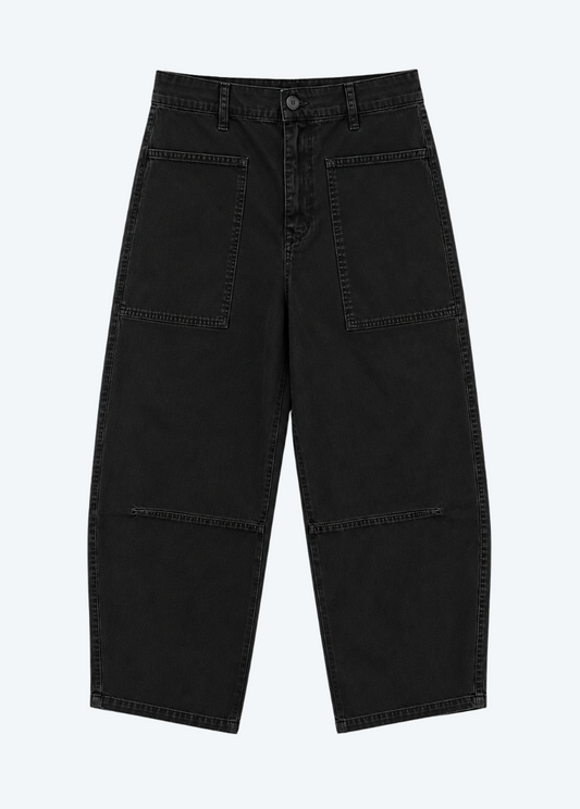 Velvet Brylie Sanded Twill Pant in Vintage Black