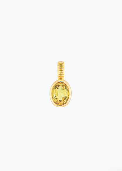 Viltier fine jewelry 18k yellow gold Ctirine Charm