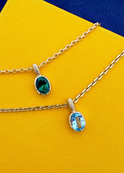 Viltier fine jewelry 18k yellow gold Magnetic Charm Gemstone Group