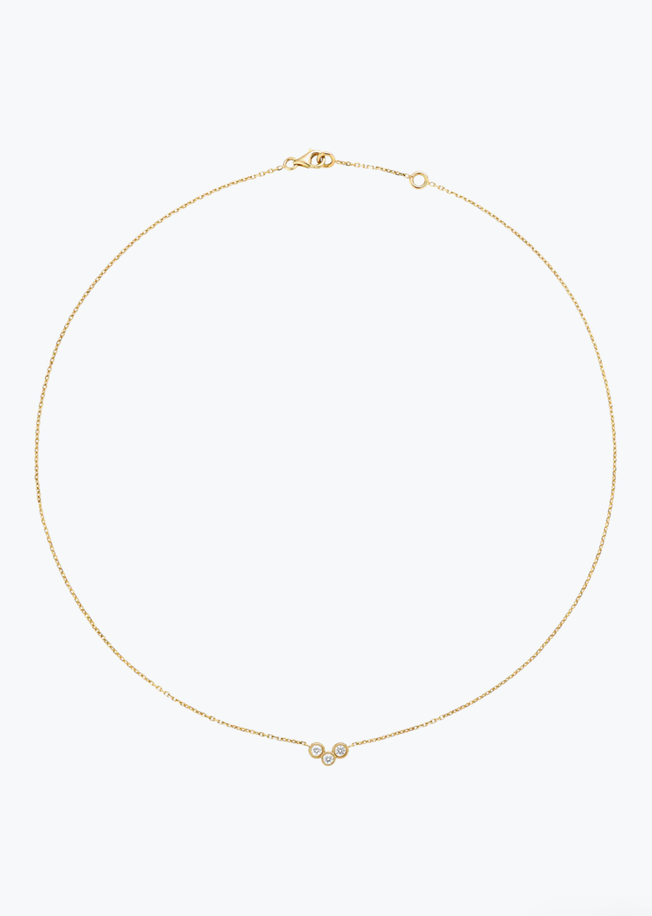 Viltier fine jewelry Petite Clique Diamond Necklace