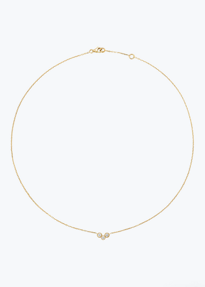 Viltier fine jewelry Petite Clique Diamond Necklace