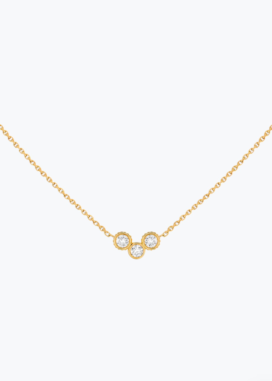 Viltier fine jewelry Petite Clique Diamond Necklace