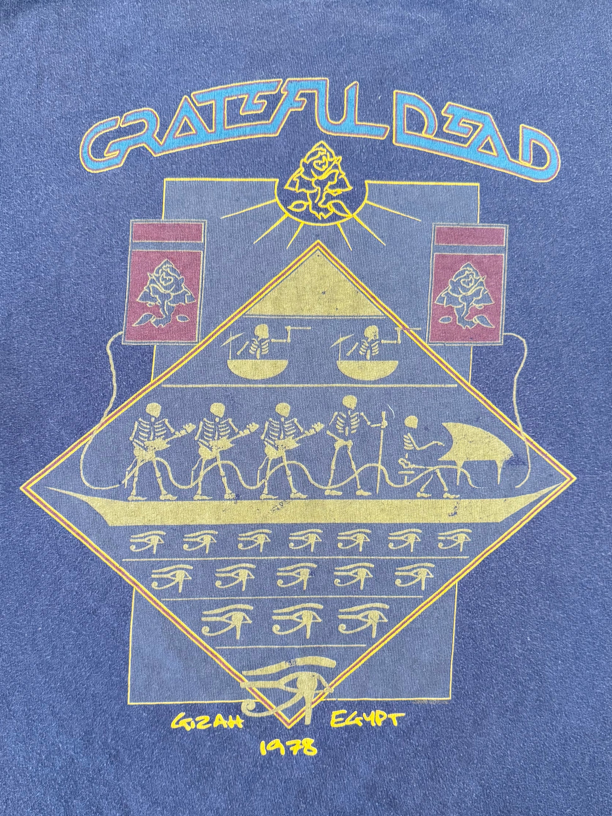 Vintage 1978 Grateful Dead Egypt Tee