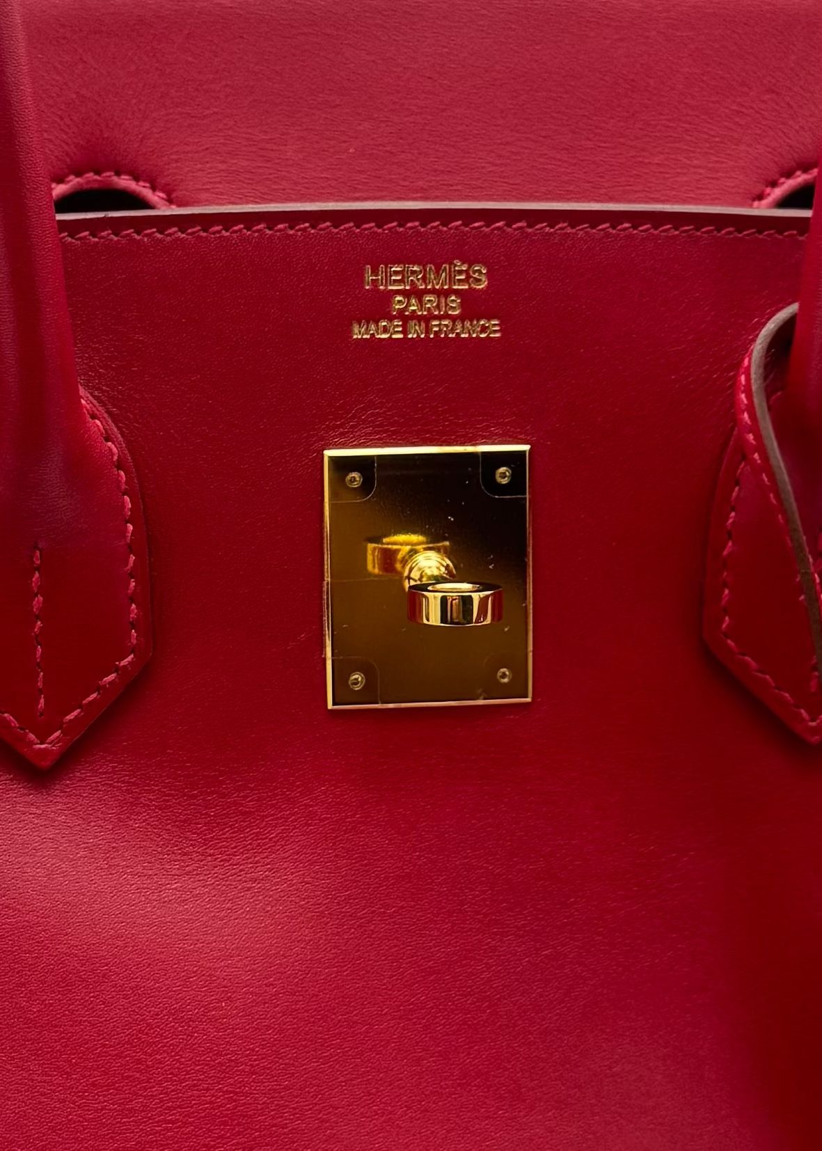 Vintage 2013 Hermès Birkin 35 Rouge Casaque Box Calf Leather