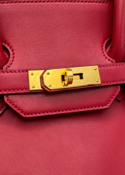 Vintage 2013 Hermès Birkin 35 Rouge Casaque Box Calf Leather
