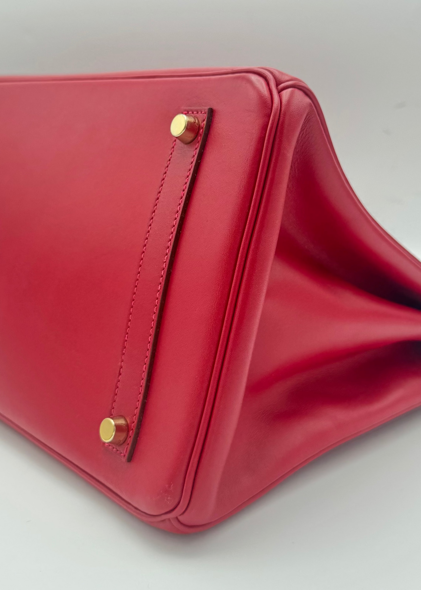 Vintage 2013 Hermès Birkin 35 Rouge Casaque Box Calf Leather