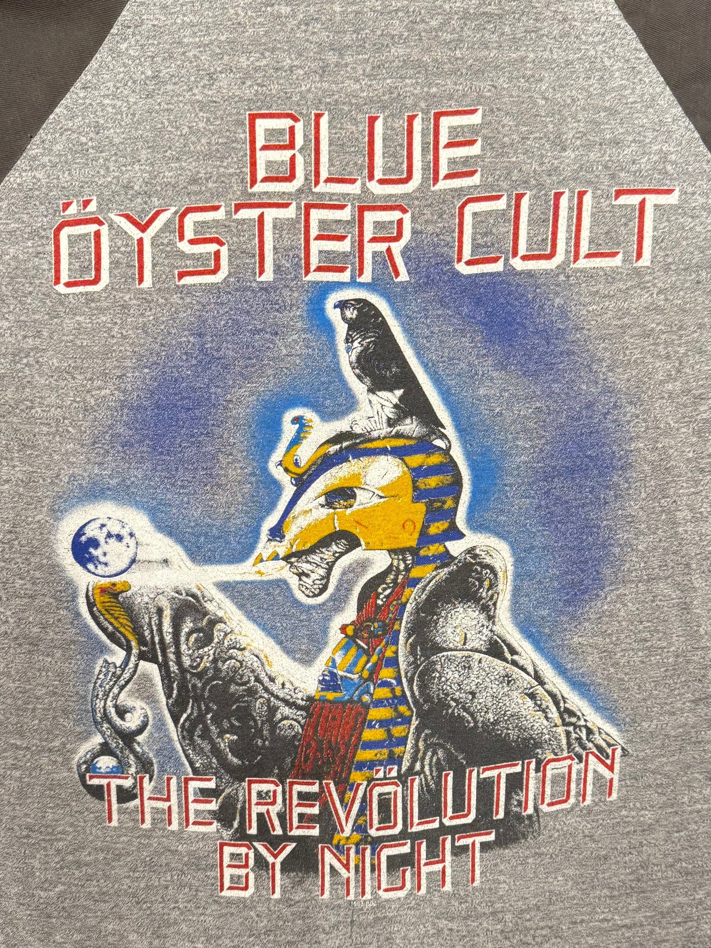 Vintage 80's Blue Oyster Cult Baseball Tee