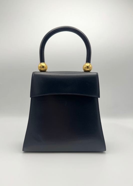 Vintage Celine Star Ball Bag Navy