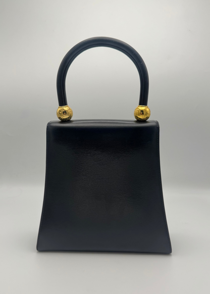 Vintage Celine Star Ball Bag Navy
