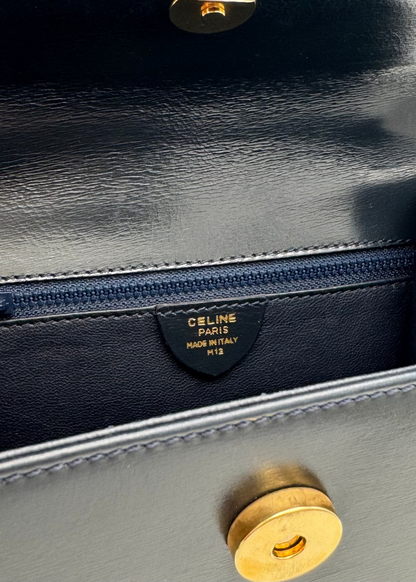 Vintage Celine Star Ball Bag Navy