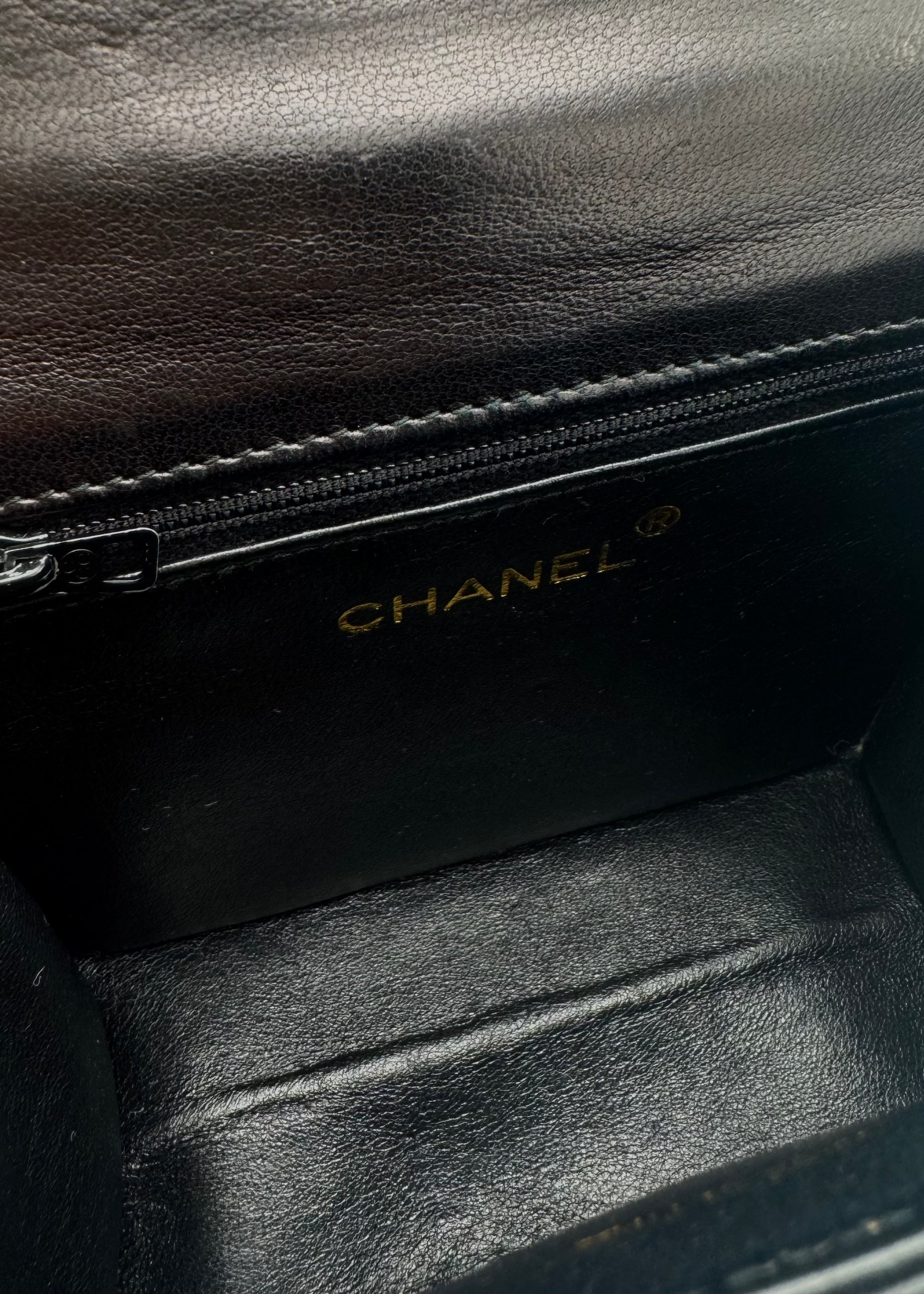 Vintage Chanel Pearl Handle Flap Bag