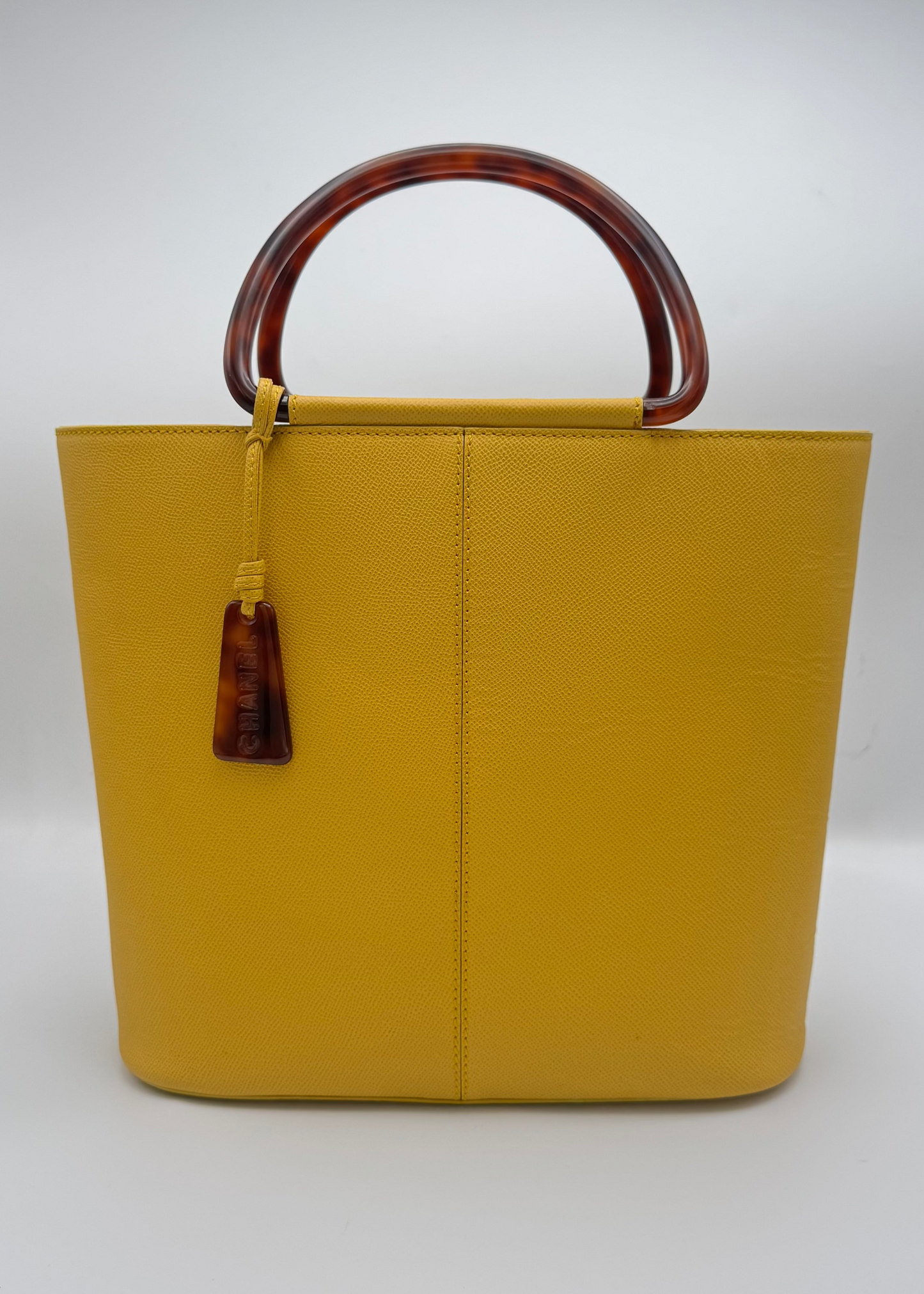 Vintage Chanel Tote with Tortoise Handles