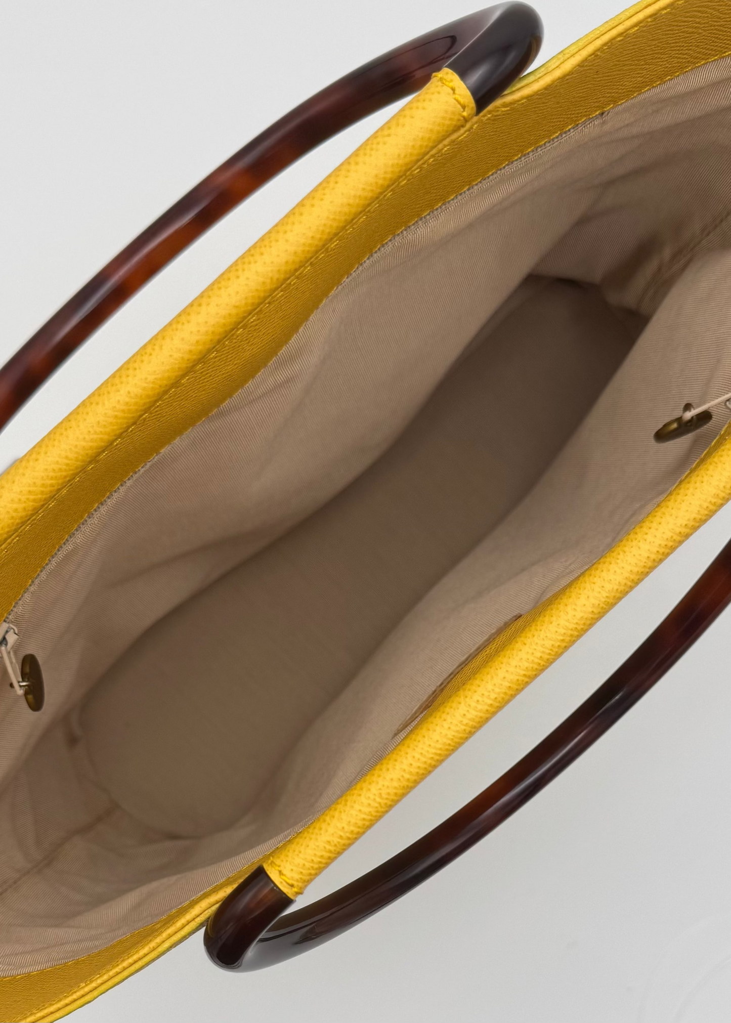 Vintage Chanel Tote with Tortoise Handles