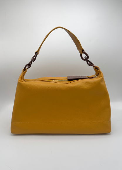 Vintage Chanel Wood Chain Shoulder Bag