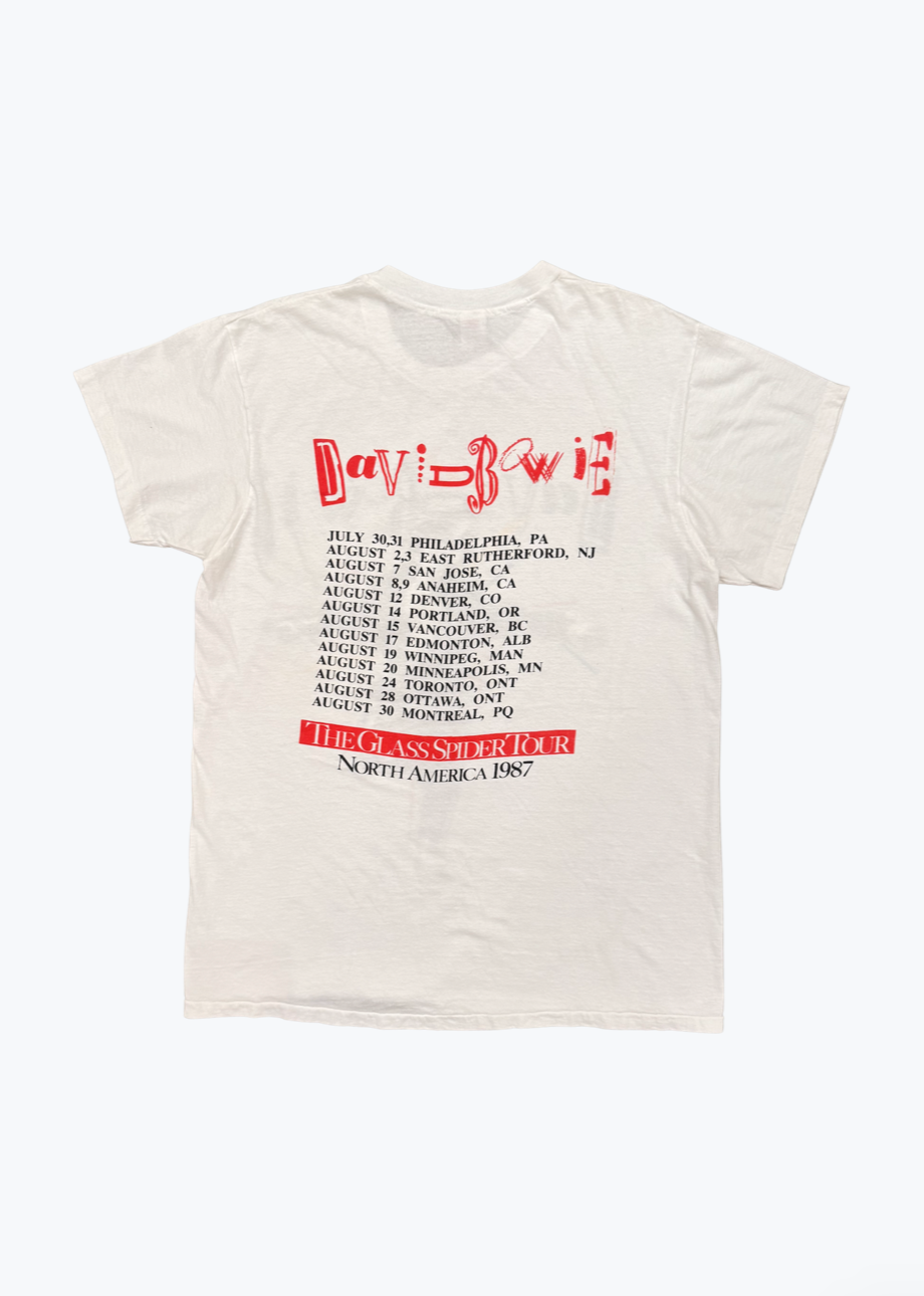 Vintage David Bowie 1987 Glass Spider Tour Tee