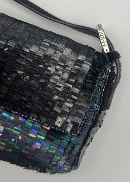 Vintage Fendi Iridescent Sequin Baguette bag