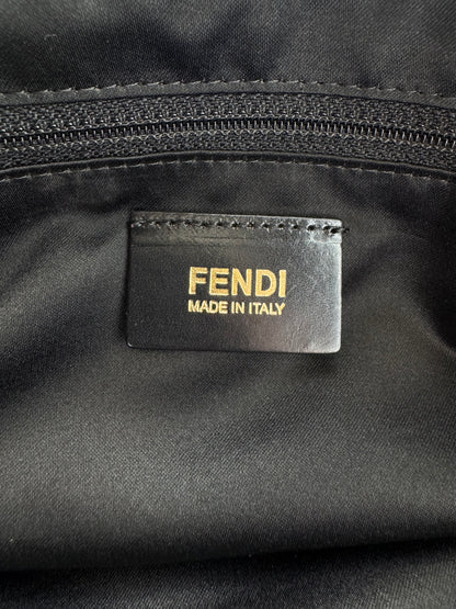 Vintage Fendi Large Mamma Bag black leather