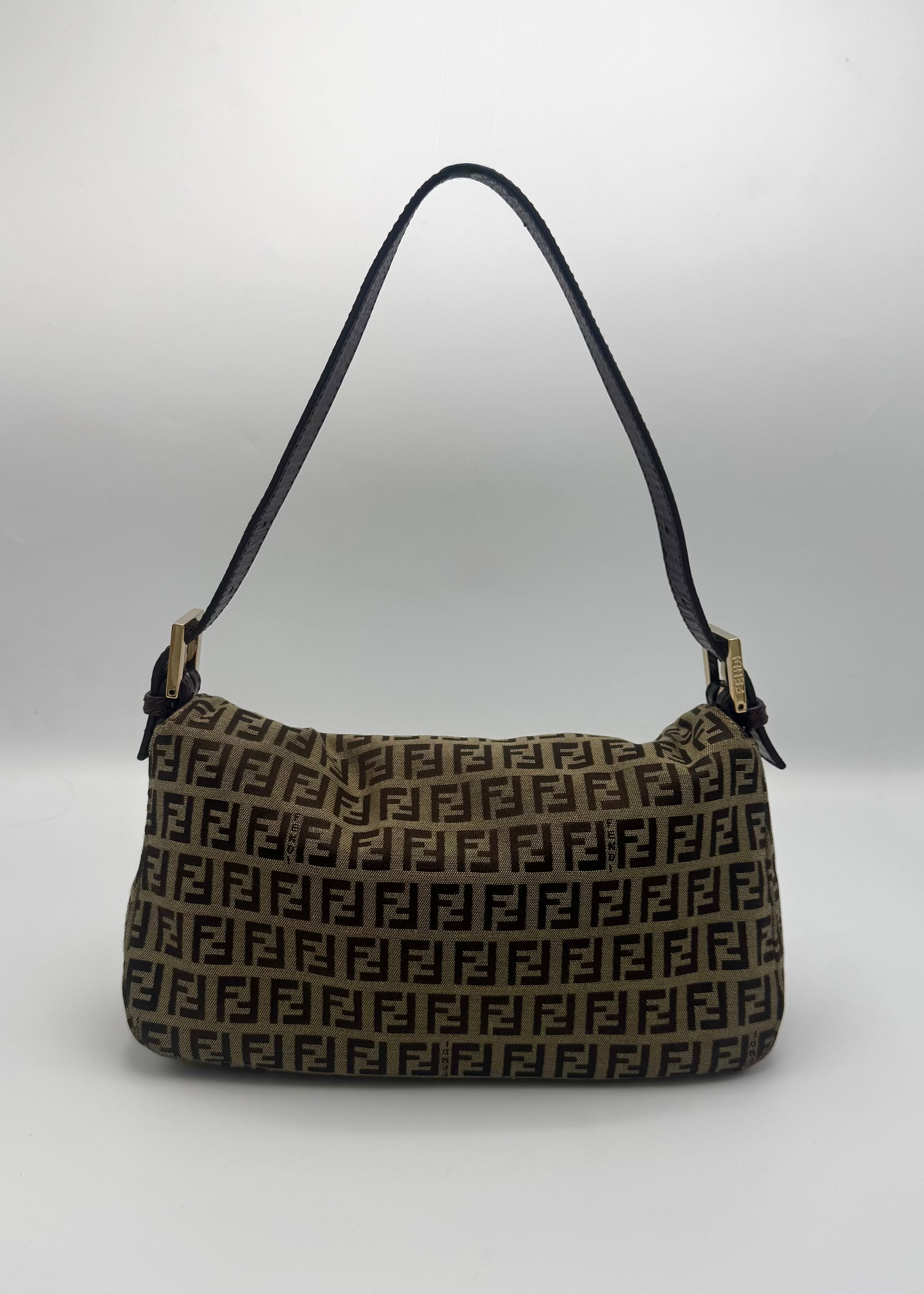 Vintage Fendi Zucca Shoulder Bag