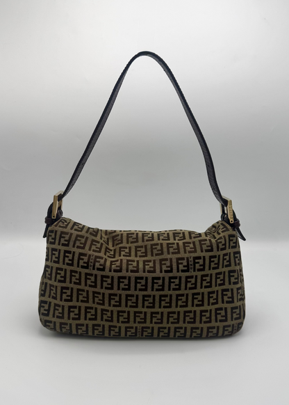 Vintage Fendi Zucca Shoulder Bag