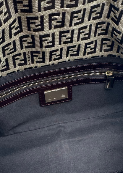 Vintage Fendi Zucca Shoulder Bag