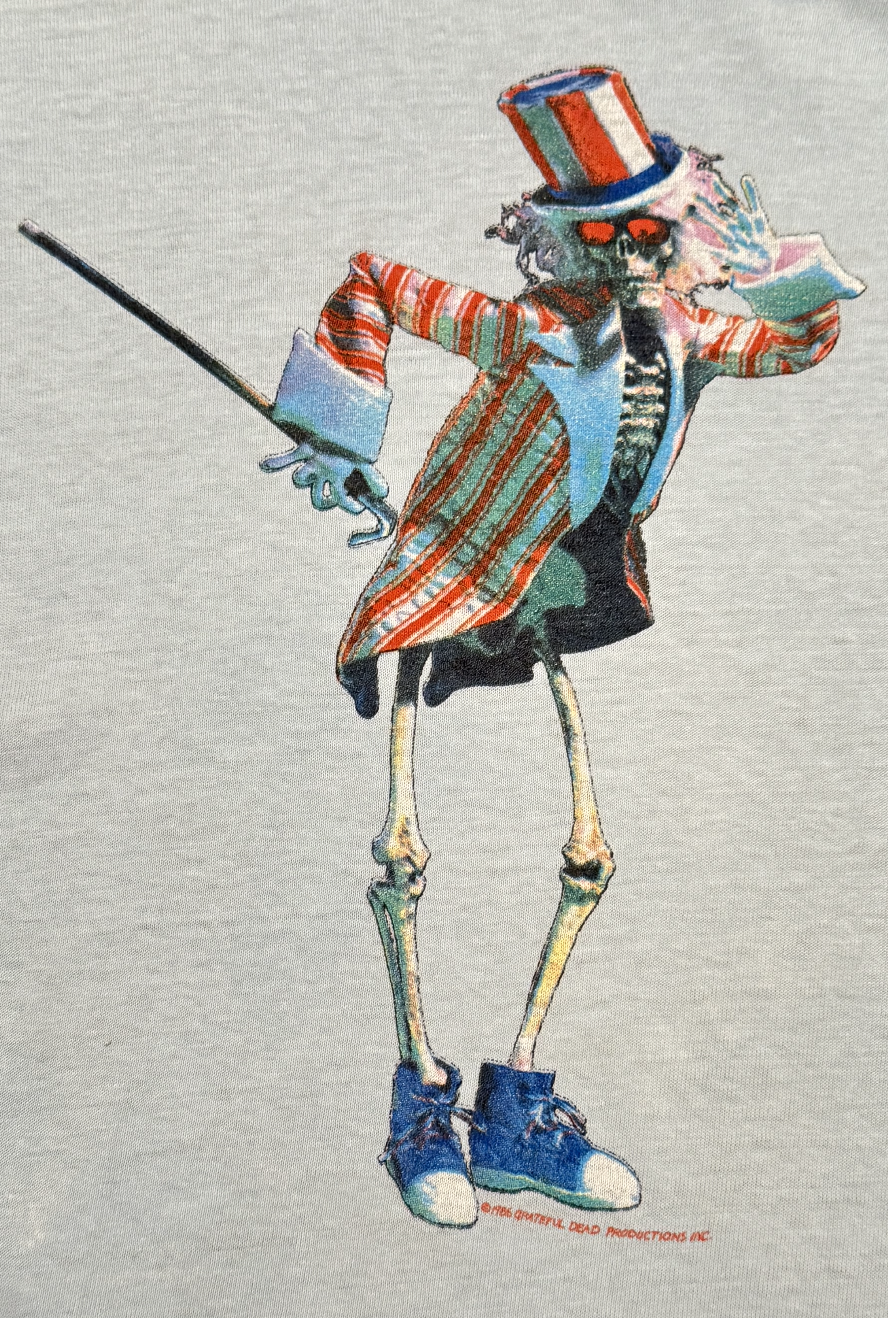 Vintage Grateful Dead 1986 Uncle Sam Tee