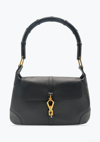 Vintage Gucci Jackie Mini Bamboo Black Shoulder Bag