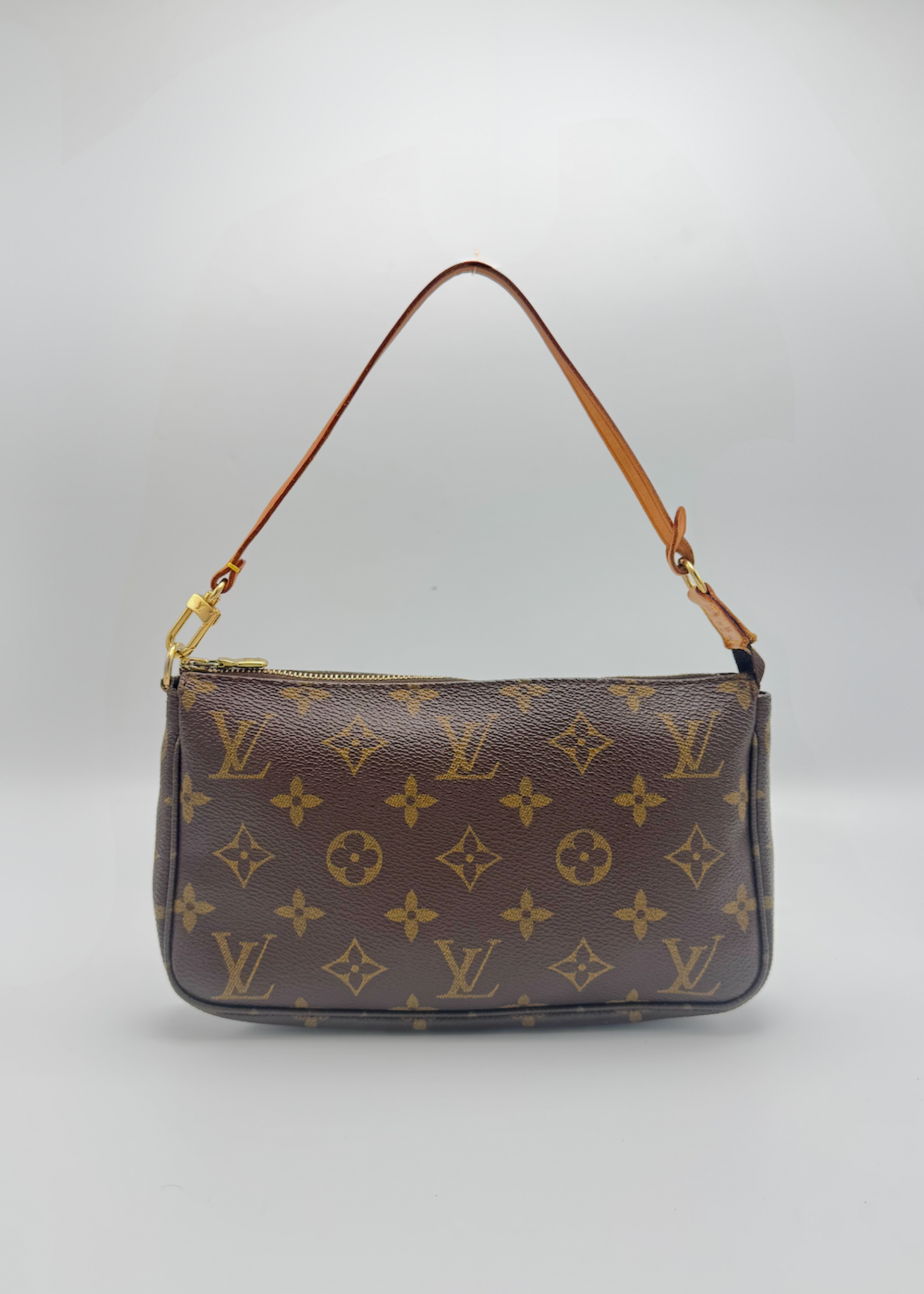 Vintage Louis Cuitton Monogram Pochette Accessoires Shoulder Bag