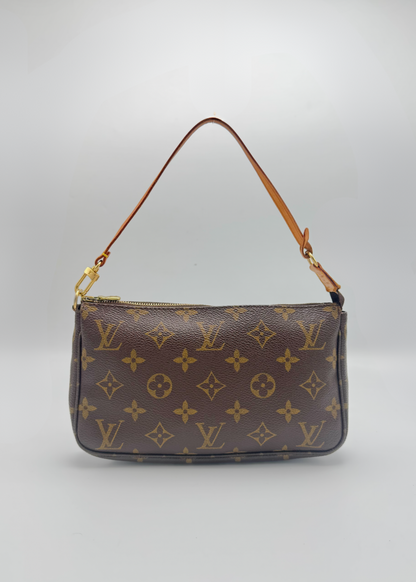 Vintage Louis Cuitton Monogram Pochette Accessoires Shoulder Bag