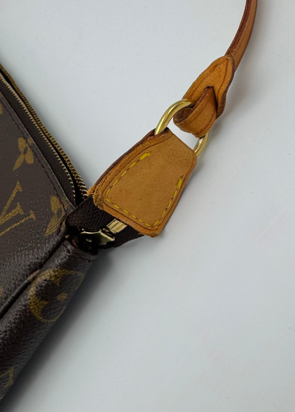 Vintage Louis Cuitton Monogram Pochette Accessoires Shoulder Bag