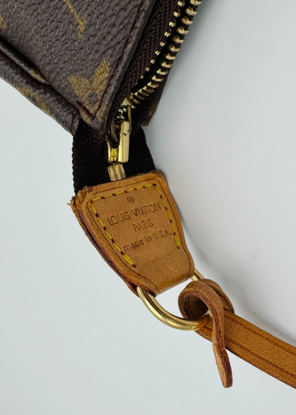 Vintage Louis Cuitton Monogram Pochette Accessoires Shoulder Bag