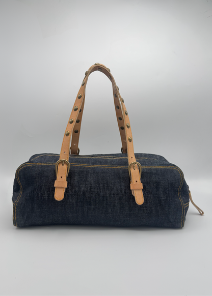 Vintage Miu Miu Joie Denim Shoulder Bag