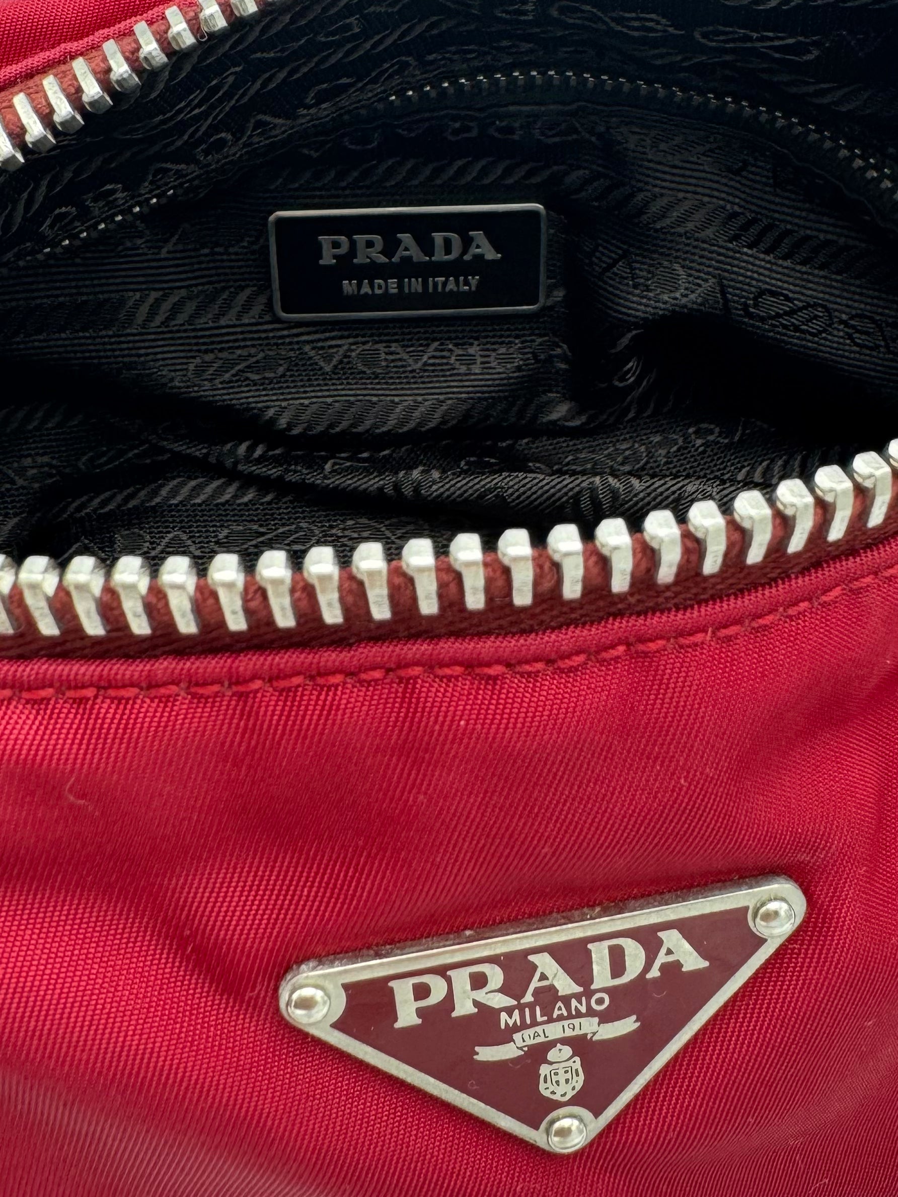 Vintage Prada Mini Bauletto Tessuto Bag