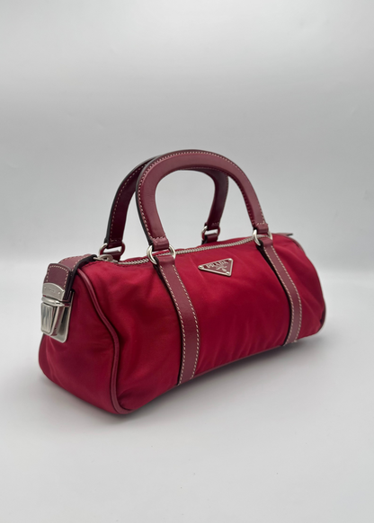 Vintage Prada Mini Bauletto Tessuto Bag