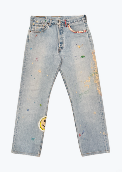 XELKOM One-of-a-Kind Levi's with Smiley