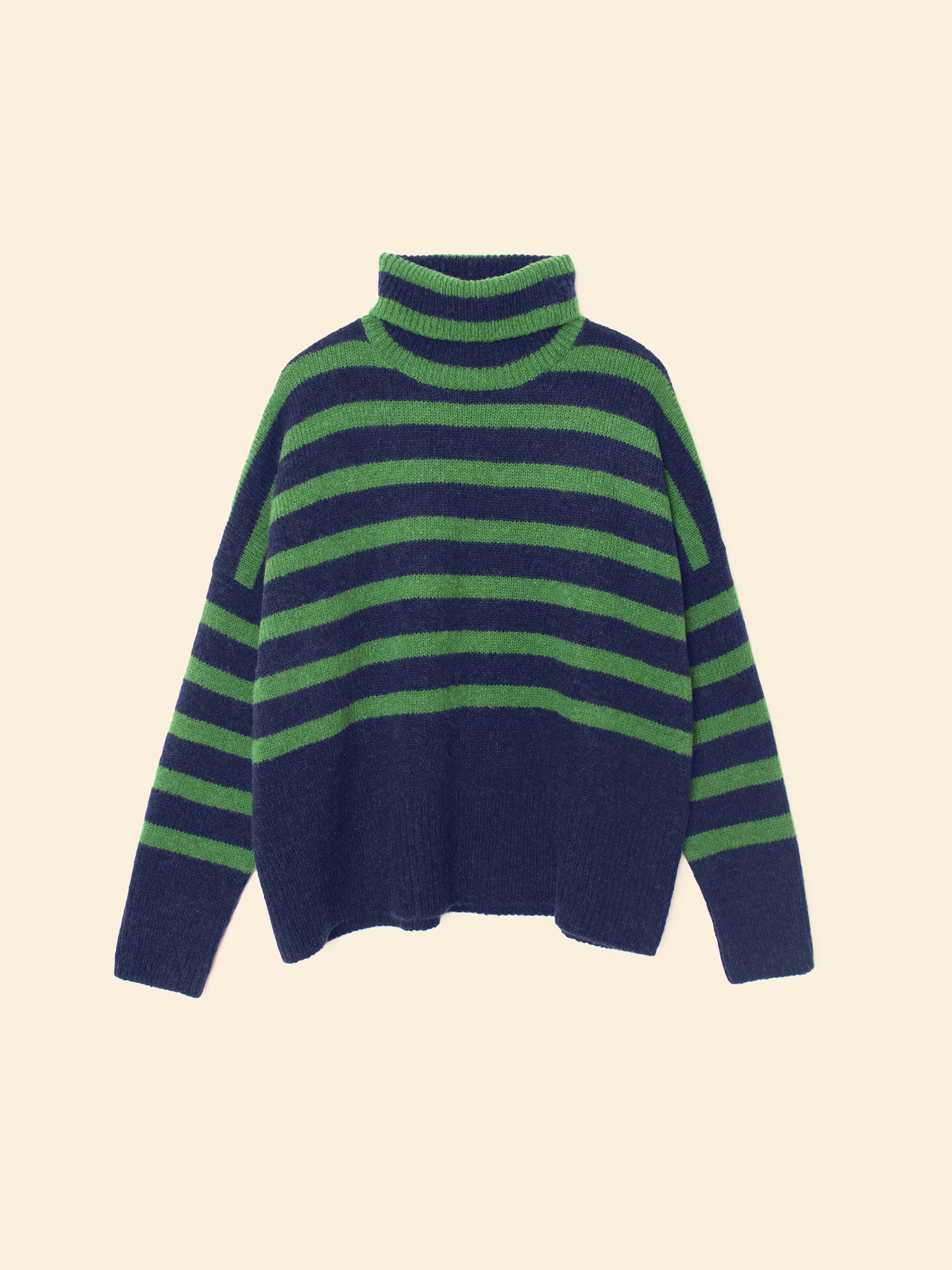 XIrena womens Brady Sweater in Navy Pine Stripe
