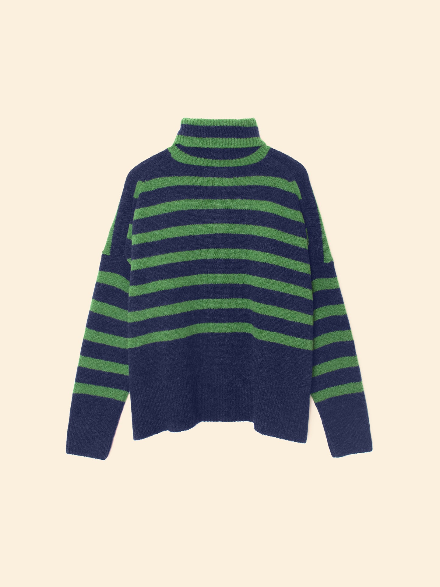 XIrena womens Brady Sweater in Navy Pine Stripe