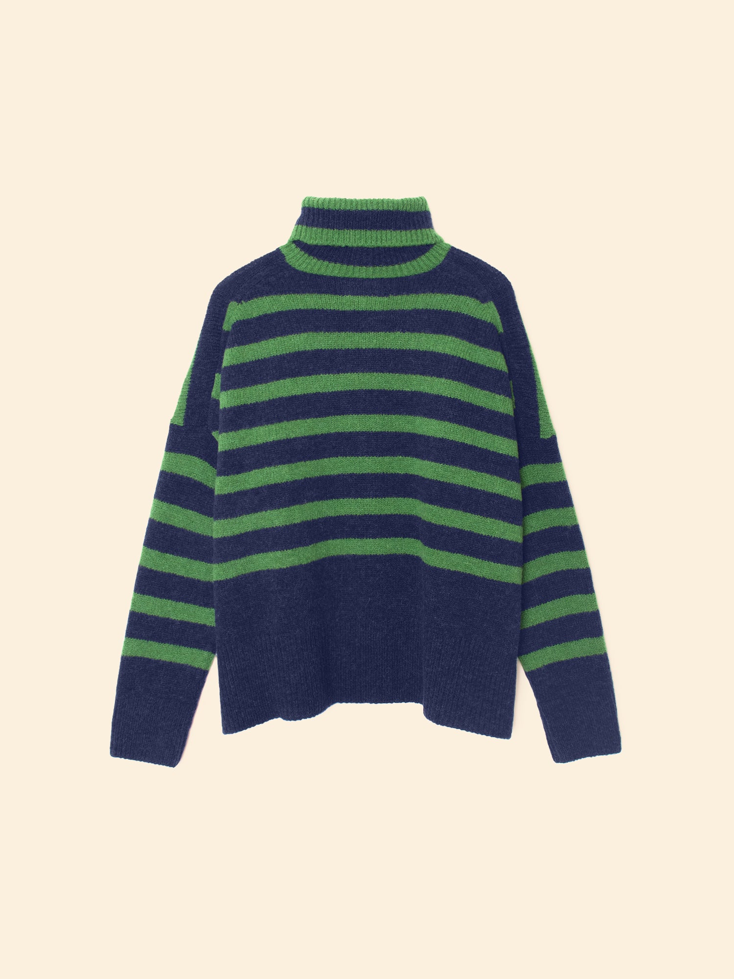 XIrena womens Brady Sweater in Navy Pine Stripe