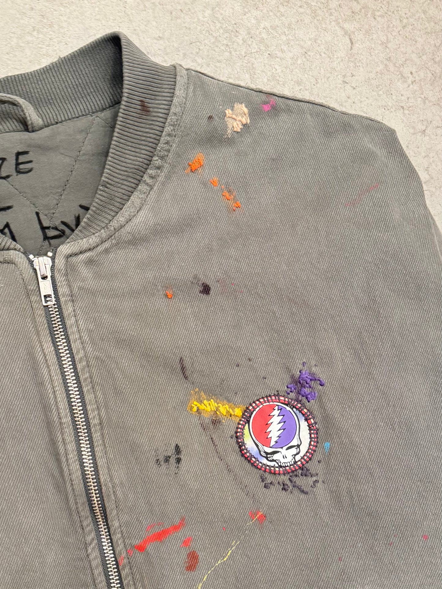 Xelkom One-of-a-Kind Grateful Dead Bomber Jacket