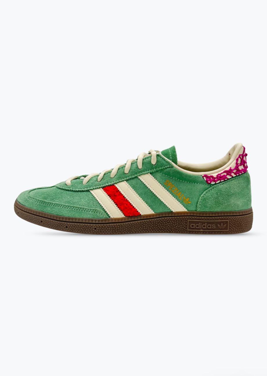 Xelkom One-of-a-Kind Green Adidas Handball Spezial Sneakers