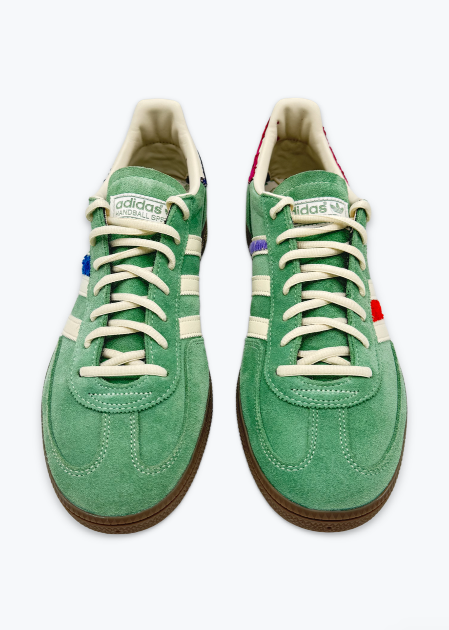 Xelkom One-of-a-Kind Green Adidas Handball Spezial Sneakers